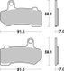 Гальмівні колодки SBS High Power Brake Pads, Carbon 830H.CT фото 1