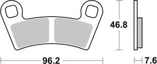 Гальмівні колодки SBS Upgrade Brake Pads, EVO Sinter/Sinter 898PSI фото