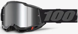 Окуляри 100% ACCURI 2 Goggle Black - Mirror Silver Lens, Mirror Silver Lens 50014-00038 фото