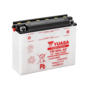 Мото аккумулятор Yuasa 12V 16,8Ah YuMicron Battery YB16AL-A2 (сухозаряжений) YB16AL-A2 фото