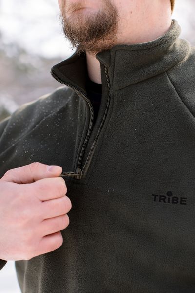 Кофта флісова Tribe Fleece Jacket Half Zip T-KJ-0012-olive, 54 T-KJ-0012-olive-54 фото