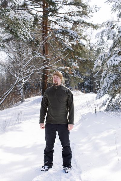 Кофта флісова Tribe Fleece Jacket Half Zip T-KJ-0012-olive, 54 T-KJ-0012-olive-54 фото