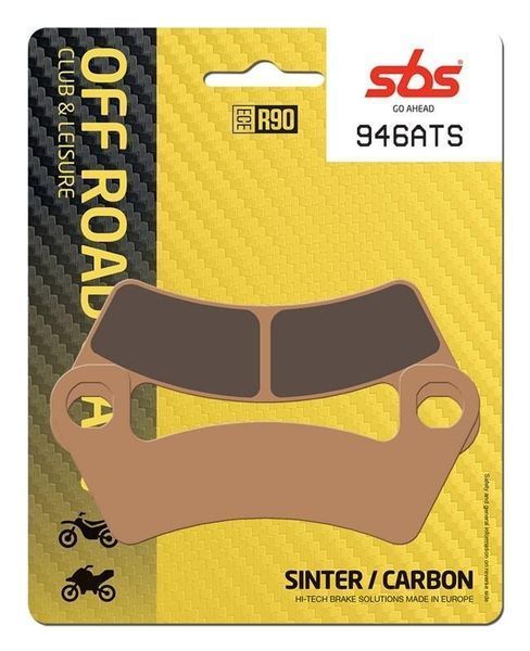 Гальмівні колодки SBS Standard Brake Pads, Sinter/Carbon 946ATS фото