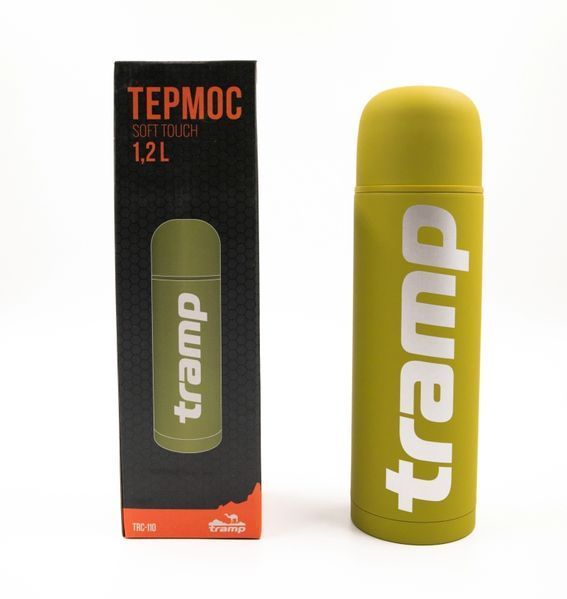 Термос Tramp Soft Touch 1,2 л сірий TRC-110-grey фото