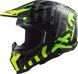 Мотошлем LS2 MX703 C X-Force Barrier Hi-Viz Yellow Green (S) 467032154S фото 1