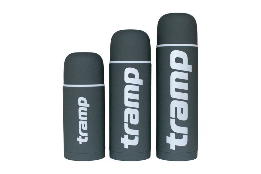 Термос Tramp Soft Touch 1,2 л сірий TRC-110-grey фото