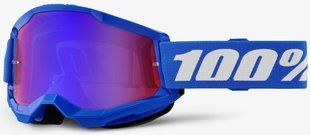 Окуляри 100% STRATA 2 Goggle [Blue], Mirror Red Lens 50028-00014 фото