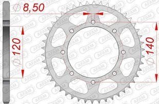 Звезда AFAM 520 Steel Chainwheel - Kawasaki [Silver], 37z 16600-37 фото