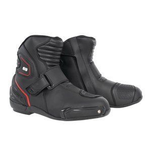Мотоботы Oxford Omega Air Short MS Boot Blk/ Wht/ Red (43) BM23380243 фото