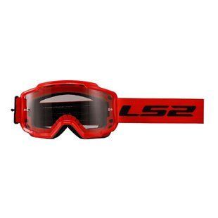 Очки LS2 Charger Goggle Red with Clear Visor 7202001032 фото