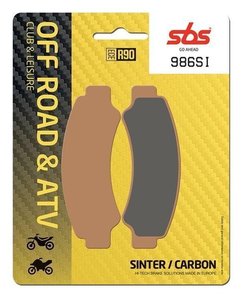 Тормозные колодки SBS Sport Brake Pads, Sinter/Carbon 986SI фото