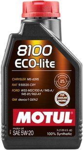 Масло моторное MOTUL 8100 Eco-lite SAE 5W20 (1L) 109102 фото