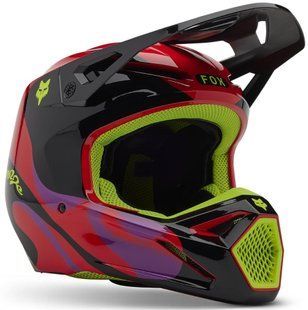 Шолом FOX V1 Helmet - EMOTION [Flo Red], L 33123-110-L фото