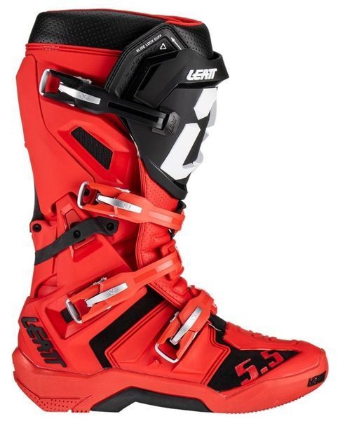 Мотоботы LEATT 5.5 FlexLock Boot [Red], 9 3023050202 фото
