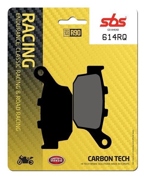 Тормозные колодки SBS Racing Rear Brake Pads, Carbon Tech 614RQ фото