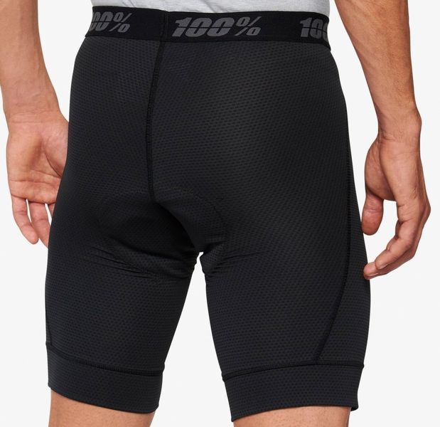 Шорты 100% RIDECAMP Short+Liner [Black], 36 40030-00004 фото
