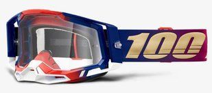 Окуляри 100% RACECRAFT 2 Goggle [United], Clear Lens 50121-101-19 фото