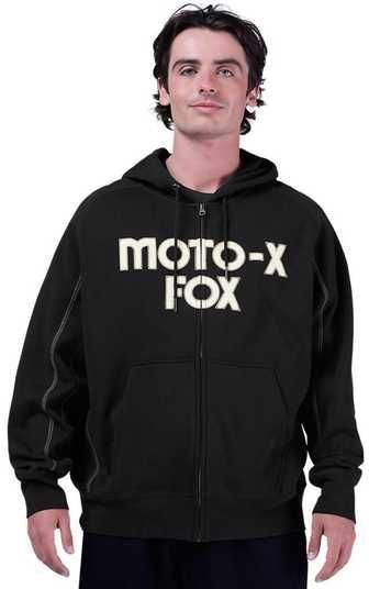 Купить Толстовка FOX Oversize ZIp Hoodie - MOTO-X [Black], M 32906