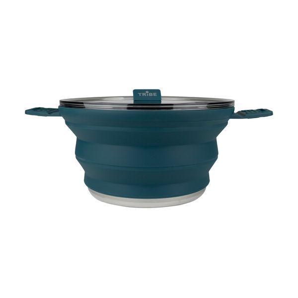 Каструля Tribe Collapsible Pot 2,5 л силіконова T-FF-0025, ocean T-FF-0025-ocean фото
