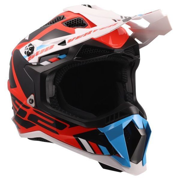 Мотошолом LS2 MX700 Subverter Evo Stomp White Blue Red S 467003032S фото