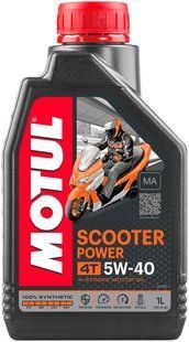 Масло моторное MOTUL Scooter Power 4T SAE 5W40 MA (1L) 105958 фото