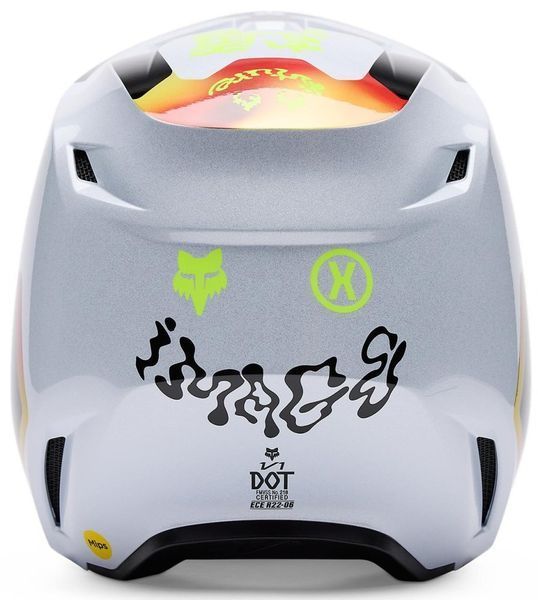 Шолом FOX V1 Helmet - HELLO FUTURE [White], L 33530-008-L фото