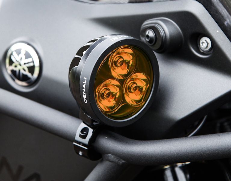 Комплект лінз TriOptic&trade; для фар дальнього світла DENALI D3 &ndash; бурштиновий DNL.D3.10100 фото