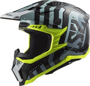 Мотошолом LS2 MX703 C X-Force Barrier Sky Blue (XL) 467032126XL фото