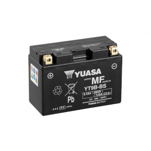 Мото аккумулятор Yuasa 12V 8Ah MF VRLA Battery AGM YT9B-BS(сухозаряжений) YT9B-BS фото