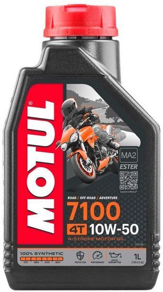 Масло моторне MOTUL 7100 4T SAE 10W50 (1L) 104097 фото