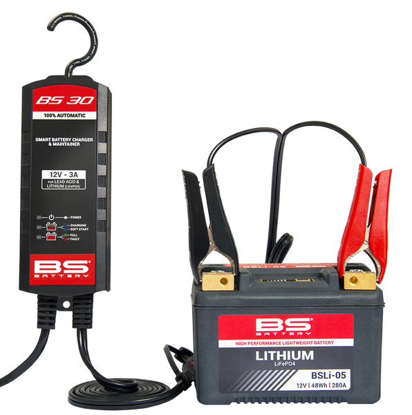 Зарядний пристрій BS Battery BS30 - SMART CHARGER 12V 3A 700566 фото