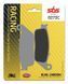 Тормозные колодки SBS Road Racing Front Brake Pads, Dual Carbon 627DC фото 2