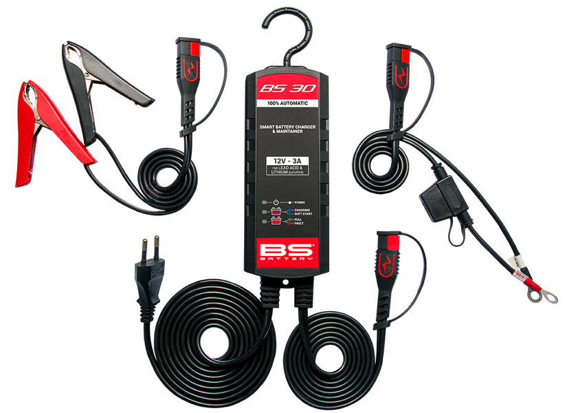 Зарядний пристрій BS Battery BS30 - SMART CHARGER 12V 3A 700566 фото