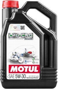Масло моторное MOTUL LPG-CNG SAE 5W30 (4L) 110665 фото