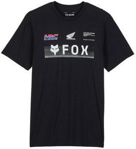 Футболка FOX X HONDA PREMIUM TEE [Black], M 32058-001-M фото