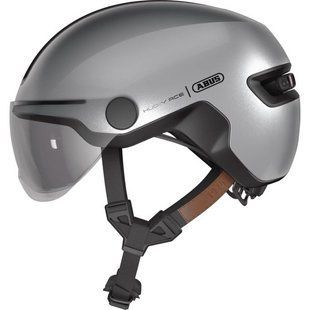 Велошолом ABUS HUD-Y ACE gleam silver M 991660 фото
