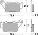 Тормозные колодки SBS Performance Rear Brake Pads, Sinter 675LS фото 1
