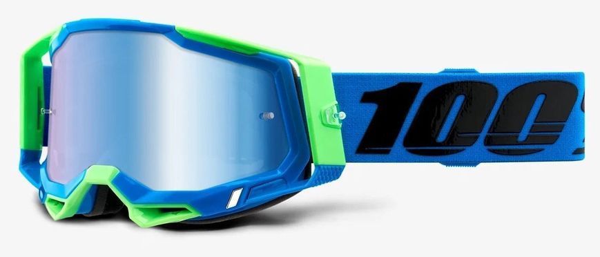 Окуляри 100% RACECRAFT 2 Goggle [Fremont], Mirror Blue Lens 50121-250-12 фото