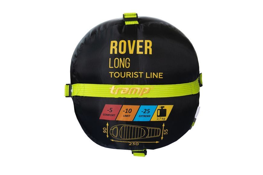 Спальный мешок Tramp Rover Long кокон левый olive/grey 230/90-55 UTRS-050L UTRS-050L-L фото