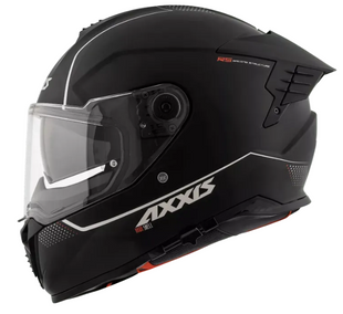 Мотошолом AXXIS HAWK SV Solid A1 Matt Black M 000005753_3 фото