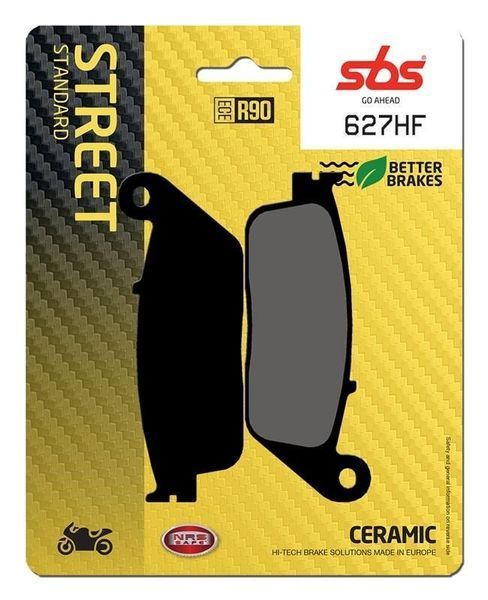 Тормозные колодки SBS Standard Brake Pads, Ceramic 627HF фото