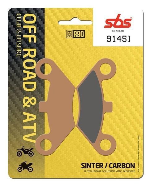 Гальмівні колодки SBS Sport Brake Pads, Sinter/Carbon 914SI фото