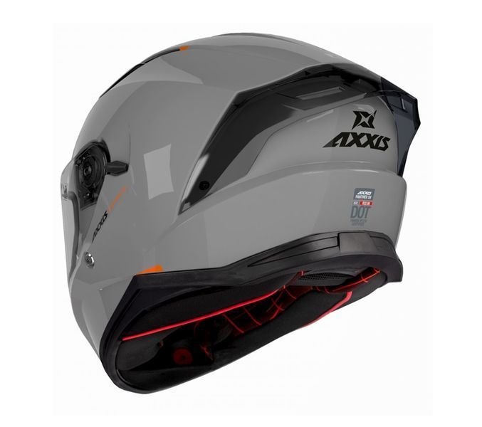 Мотошлем AXXIS PANTHER SV Solid A12 Gloss Grey M 435700001215 фото