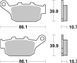 Тормозные колодки SBS Performance Rear Brake Pads, Sinter 614LS фото 1