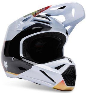 Шолом FOX V1 Helmet - HELLO FUTURE [White], XS 33530-008-XS фото