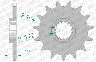 Зірка AFAM Chainwheel 520, 16z 73303-16 фото