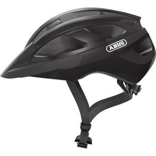 Велошолом спортивный ABUS MACATOR Shiny Black L (58-62 см) 872136 фото