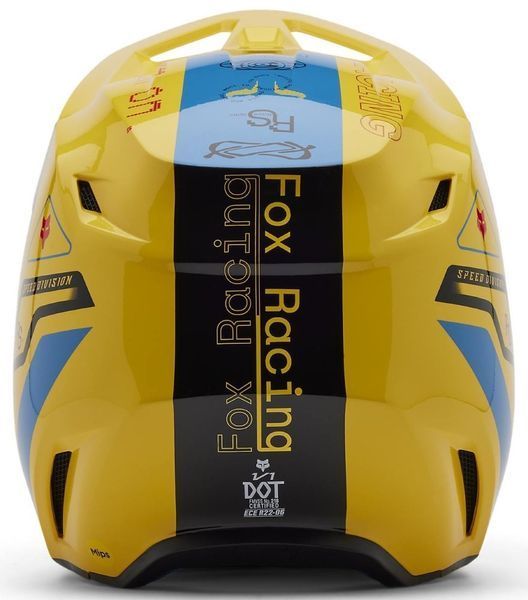 Шлем FOX V1 Helmet - RACE SPEC [Pale Yellow], XXL 33000-274-2X фото