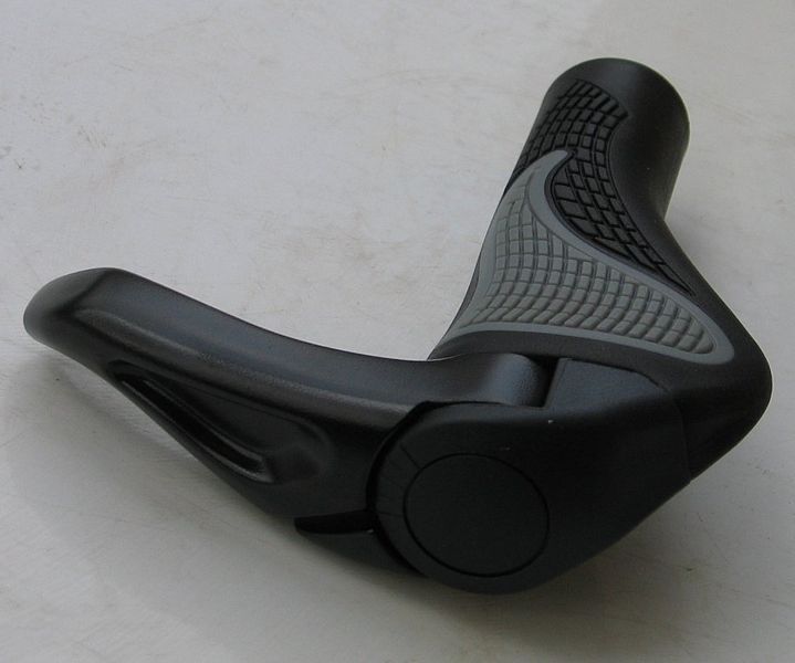Вело грипсы KBGrips Ergo [Black], One Size 00003-001-001 фото