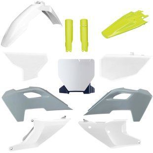 Пластик Polisport MX kit - Husqvarna (23-) [Grey/White], Husqvarna 91100 фото
